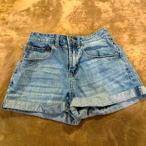 Denim shorts